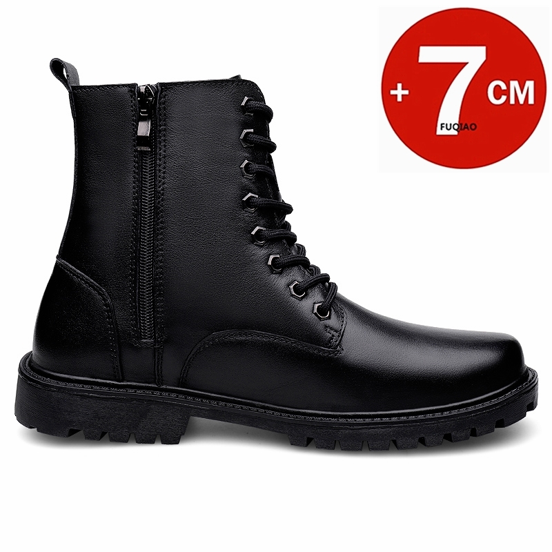 Bottines rehaussantes en cuir  - Men'S Shoes Business Casual avis et prix