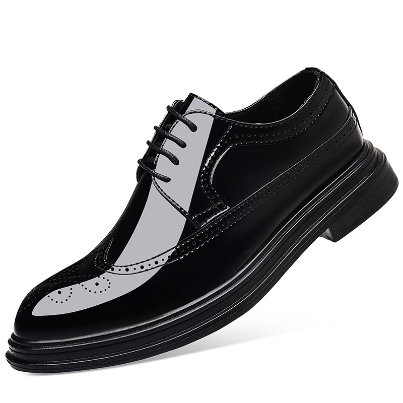 Chaussures habillées en cuir v - Men Shoes For Wedding avis et prix