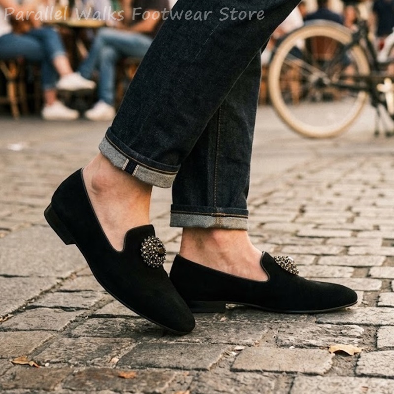 Mocassins en daim pour hommes, - Men Shoes For Wedding avis et prix