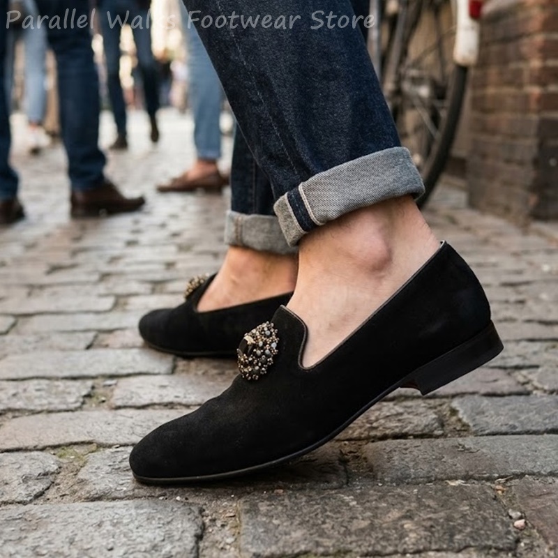Mocassins en daim pour hommes, - Men Shoes For Wedding avis et prix