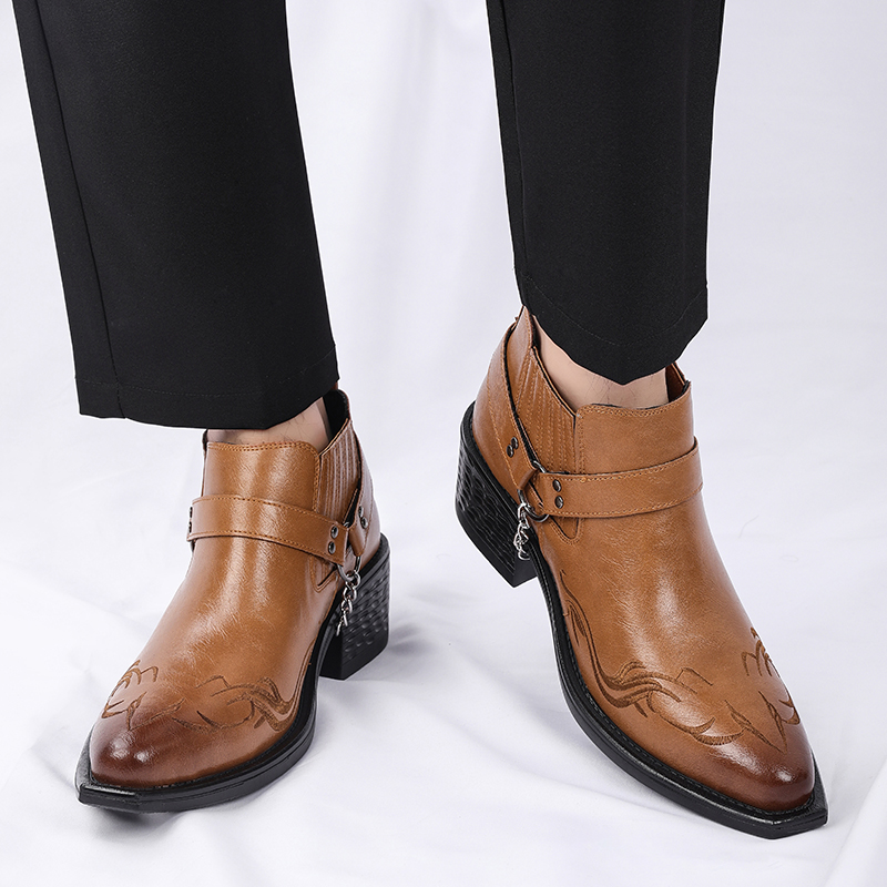 Nouvelles bottes en cuir de va - Men Shoes For Wedding avis et prix