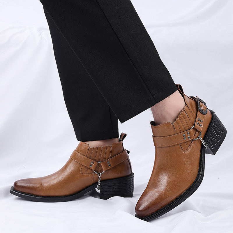 Nouvelles bottes en cuir de va - Men Shoes For Wedding avis et prix