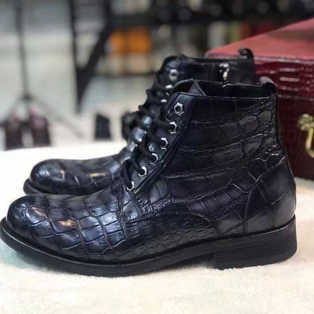 Nouvelles bottes en cuir de cr - Men Shoes For Wedding avis et prix