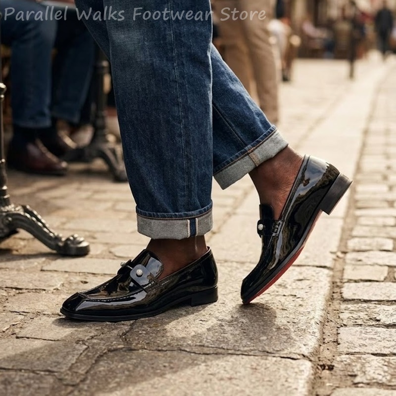 Mocassins pour hommes noirs en - Men Shoes For Wedding avis et prix